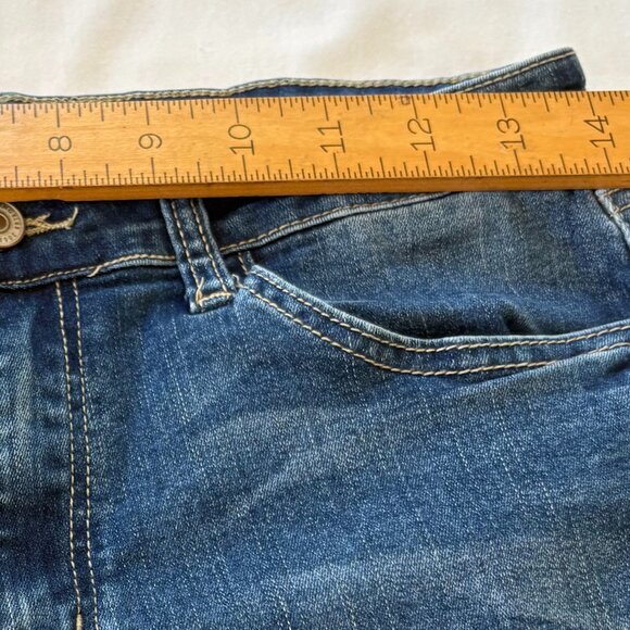 KanCan Skinny Jeans, Medium Wash Denim Blue - Picture 6 of 8